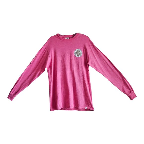 SIMPLY SOUTHERN Women M T-Shirt Top Pink Christmas Cowbells Ring Logo Cotton 38" - Picture 2 of 9